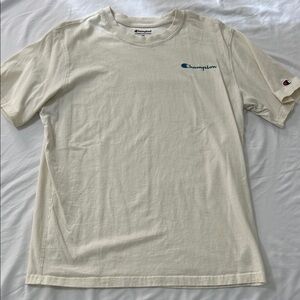 Champion Men's Short Sleeve Tee in Cream